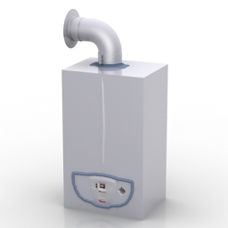 Download 3D Gas boiler