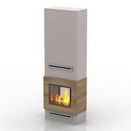fireplace kratki pl zuzia 3D Model Preview #f944b7ce