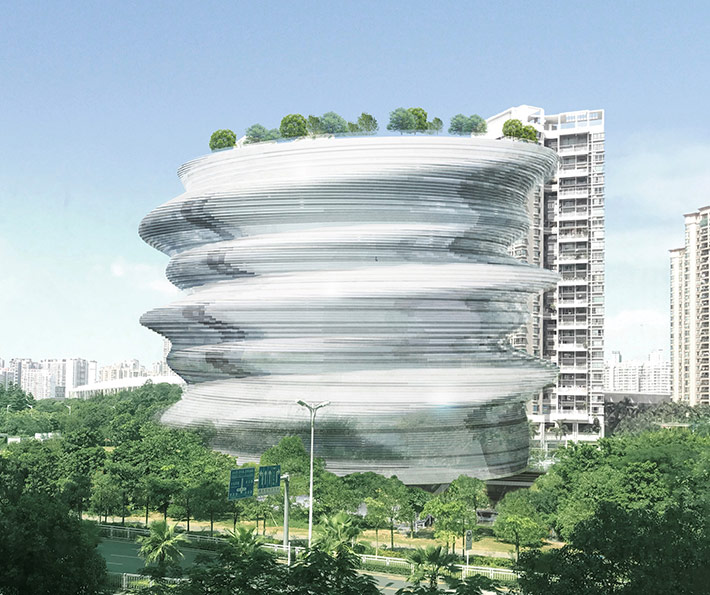 New public cultural and art center, Shenzhen, China