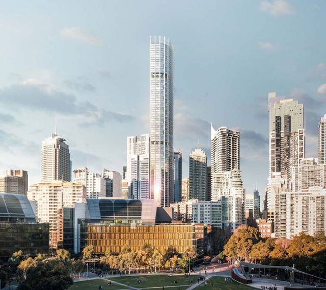 Sydney's tallest residential tower by ingenhoven architects