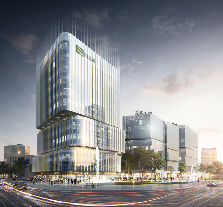Haisco Headquarters development, Chengdu, China