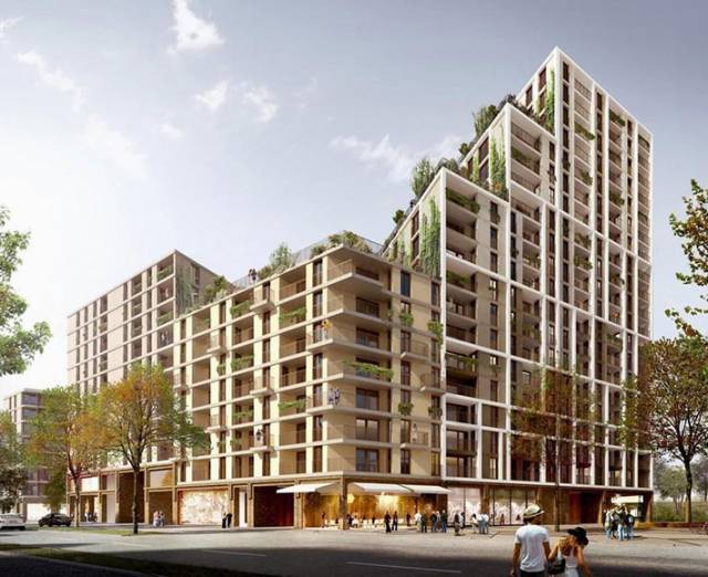NB1 residential tower, Vienna, Austria