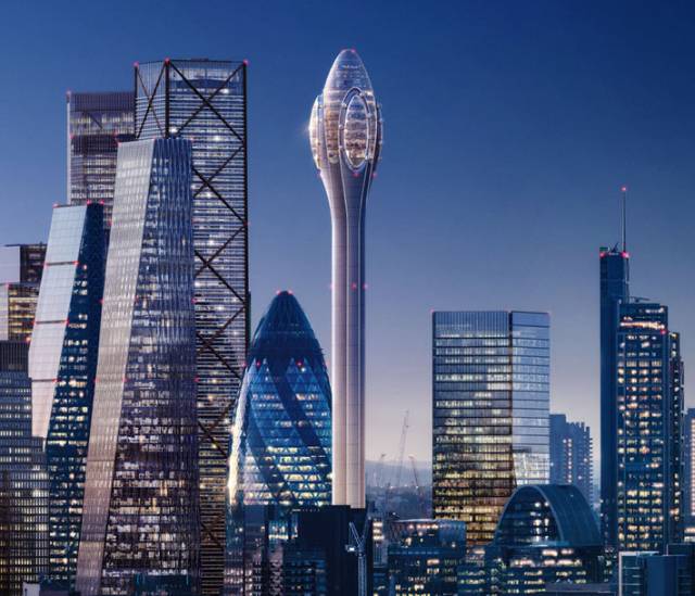 The Tulip tower by Foster + Partners, London, UK