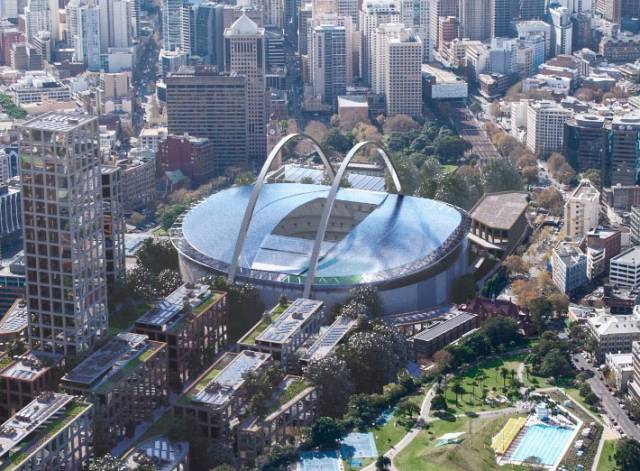 New football stadium, Sydney, Australia