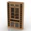 3D "Wine bottles wood stand" - Interior Collection