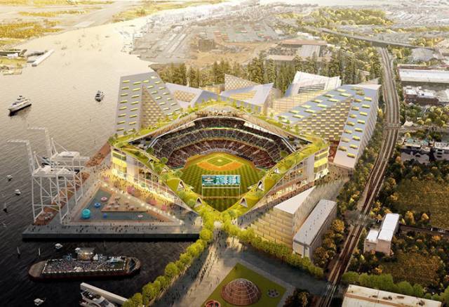 Oakland Athletics baseball stadium, Oakland, United States