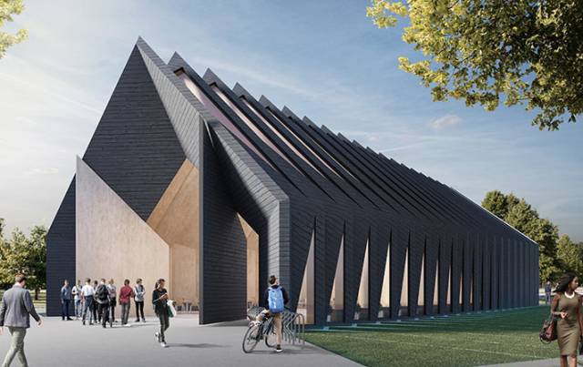 MIT Mass Timber Design's Longhouse, Cambridge, USA
