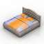 3D "Bed Fidji Lux Dream Land" - Interior Collection