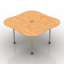 3D "HMI Intersect Portfolio Butterfly Table herman miller" - Interior Collection
