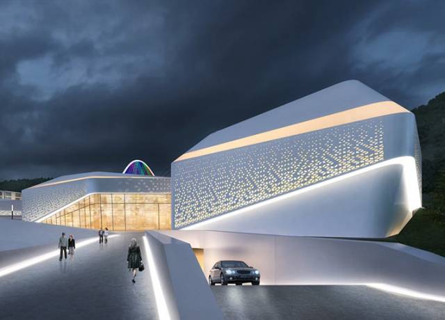 Chongli City Centre Olympics 2022 project, Chongli, China