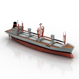 Ship General Cargo N230219 3d Model Gsm 3ds Max For