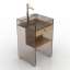 3D "Milo Mobile washbasin and Mirror" - Sanitary Ware Collection