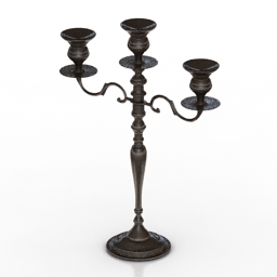 candlestick 3D Model Preview #85bba7b0