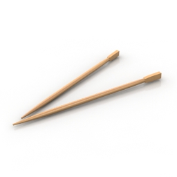Download 3D Japanese sticks