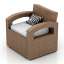 3D "Sofa chair table rotang set" - Interior Collection