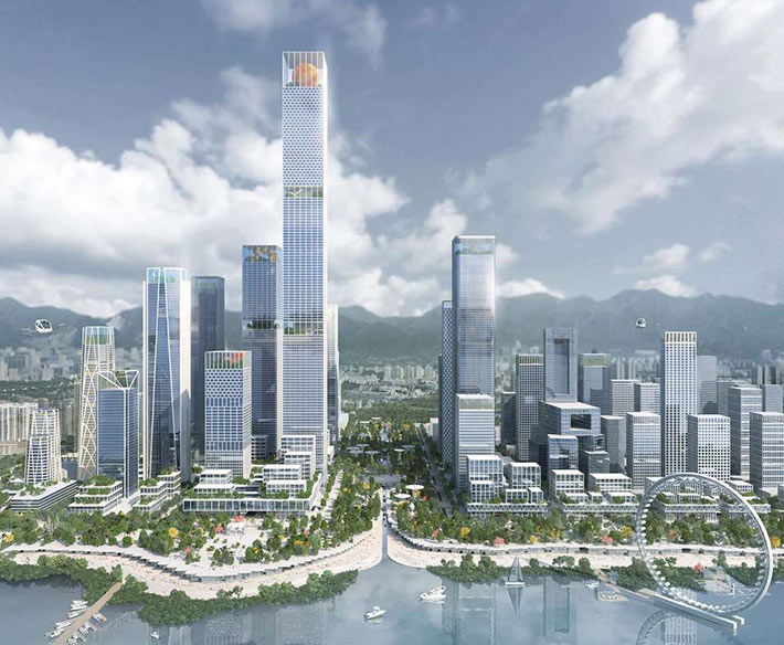 Shenzhen Bay Headquarters City, Shenzhen, China