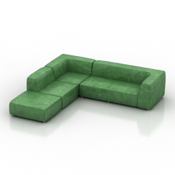 sofa corner 3D Model Preview #916246d7
