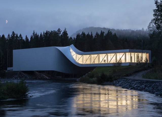 The Twist museum by BIG, Jevnaker, Norway