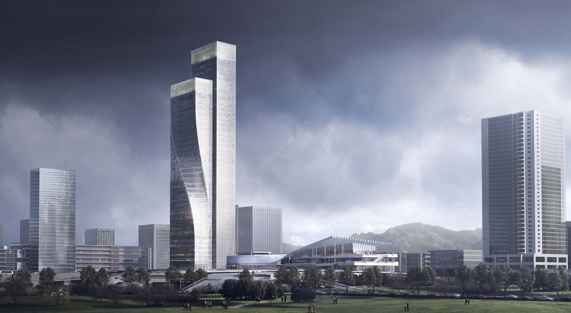 Chongqing Gaoke Group Ltd Office building by Aedas, China