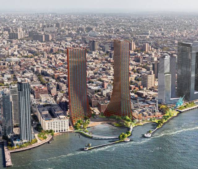 Brooklyn waterfront masterplan, New York City, USA