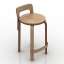 3D "Artek stool and high chair" - Interior Collection