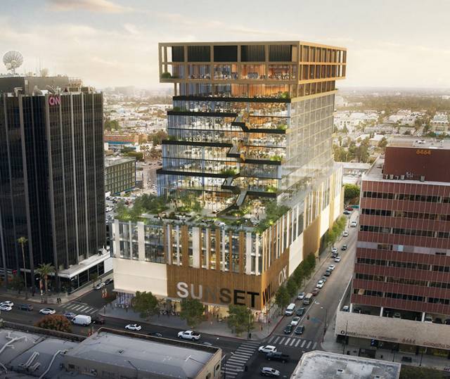 Sunset + Wilcox tower by Gensler, Los Angeles, USA