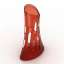3D "Decor red vase" - Interior Collection