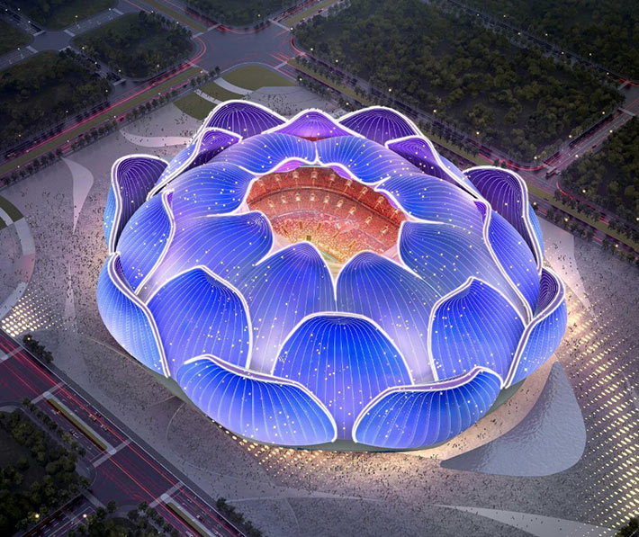 Lotus Flower Stadium, Guangzhou, China
