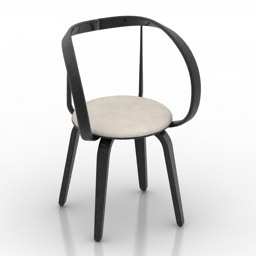 Armchair 1 3D Model Preview #4570461f