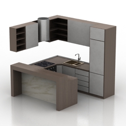 kitchen 3D Model Preview #7a595b7e