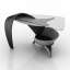 3D "Actual design brazo chair mirror table" - Interior Collection