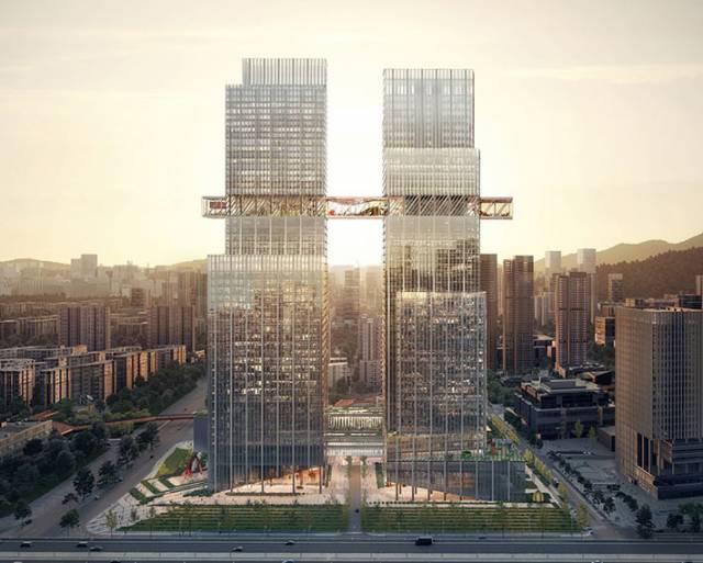 CMG Qianhai Global Trade Center by OMA, Shenzhen, China