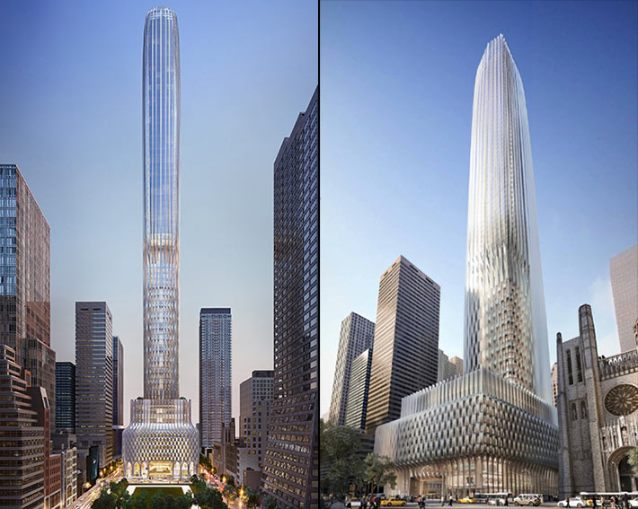 666 Fifth Avenue skyscraper by Zaha Hadid Architects, New York, USA