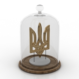 Emblem of Ukraine 3D Model Preview #cae4d483