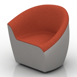 Armchair 274-10 3D Model Preview #9aa89066