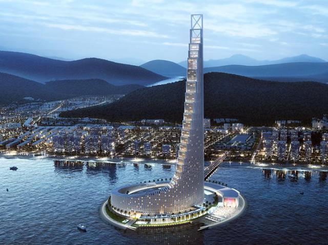 Domino tower, Ha Long Bay, Vietnam