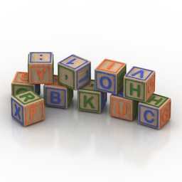 Download 3D Cubes letters