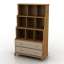 3D "SmartStuff Bookcase and Drawer dress commode" - Interior Collection