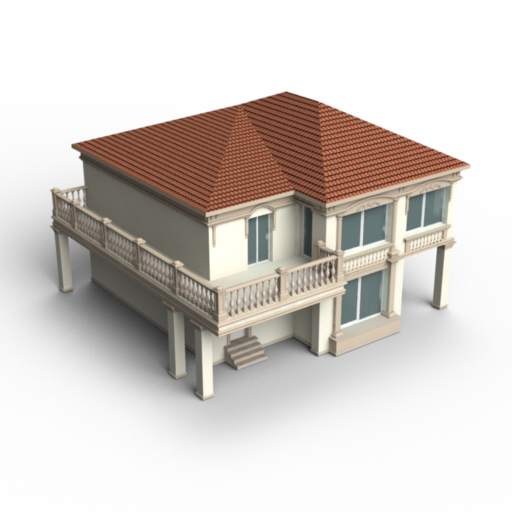 private house r 3D Model Preview #e66d6e4e
