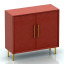 3D "Ming Red Storage Chest Commode" - Interior Collection