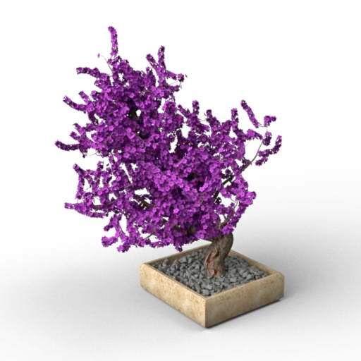 bonsai flower - 3D Model Preview #ec9a1403
