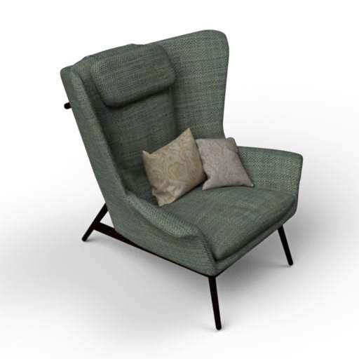 armchair boconcept hamilton 3D Model Preview #cc2141f4