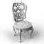 3D "Cast Iron Chair Table" - Interior Collection