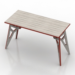 table gooddesign butterfly 3D Model Preview #5e46b4ee