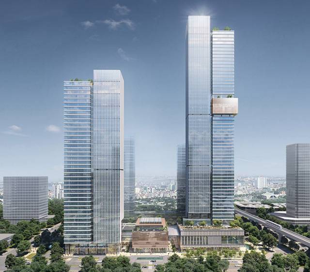 Taseco Landmark 55 by 10 Design, Hanoi, Vietnam