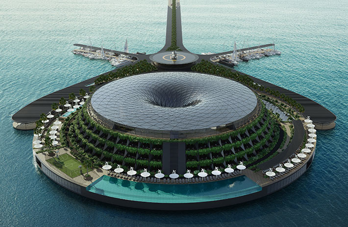 Eco-Floating Hotel, Qatar