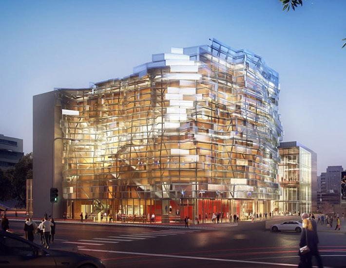 Concert hall for the Colburn School, Los Angeles, USA