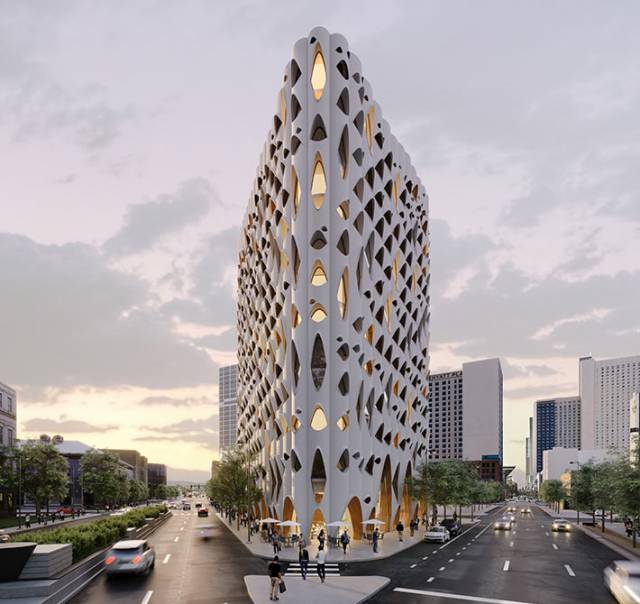Populus mixed-use building by Studio Gang, Denver, USA