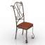 3D "Forged table and chair" - Interior Collection