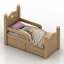 3D "Baby cot drawers" - Interior Collection